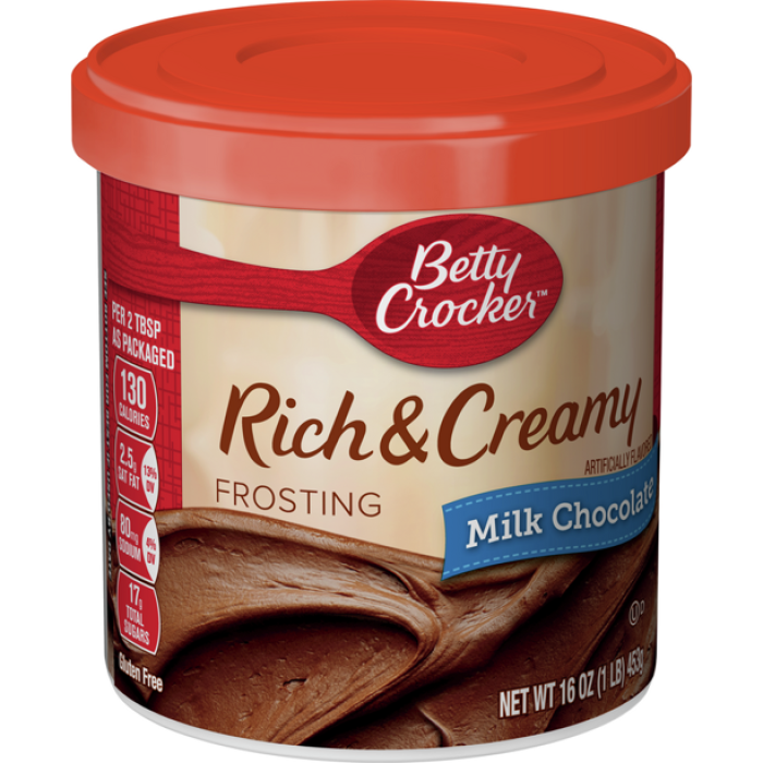 Betty Crocker Rich & Creamy Milk Chocolate 453 Gr.