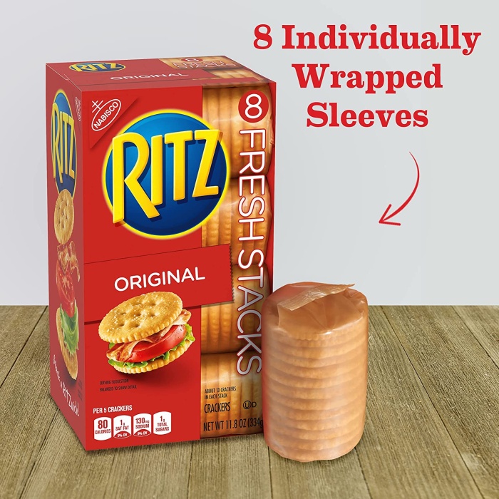 Nabisco Ritz Kraker Fresh Stacks Orginal 8 paket 334 Gr.