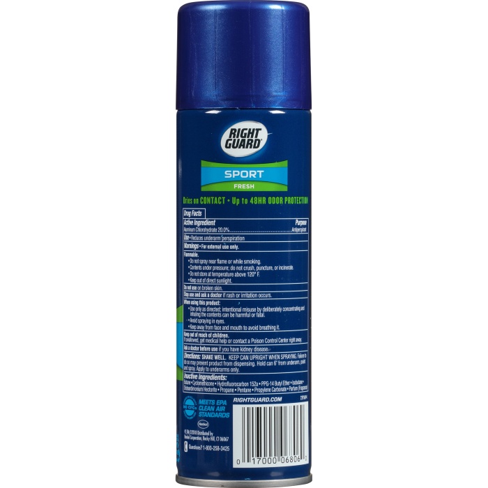 Right Guard Sport Fresh Spray 170 Gr.