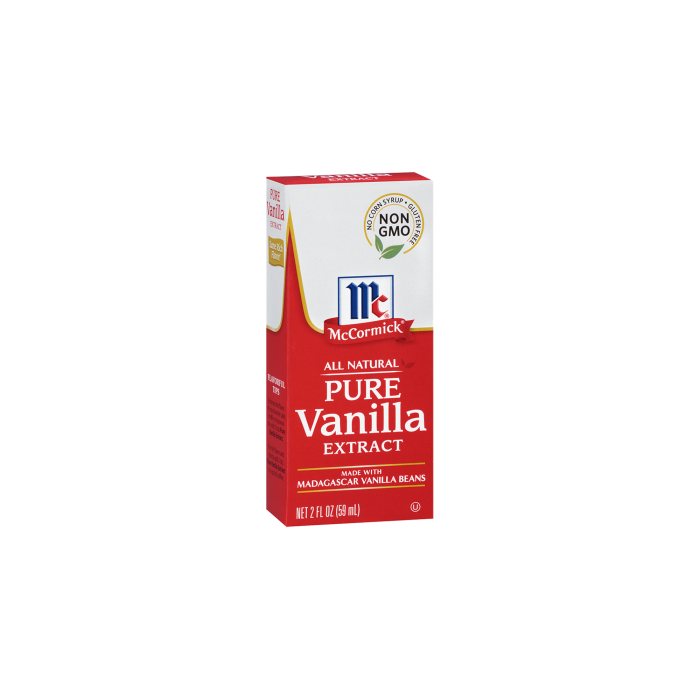 McCormick Pure Vanilla Extract 59 mL.