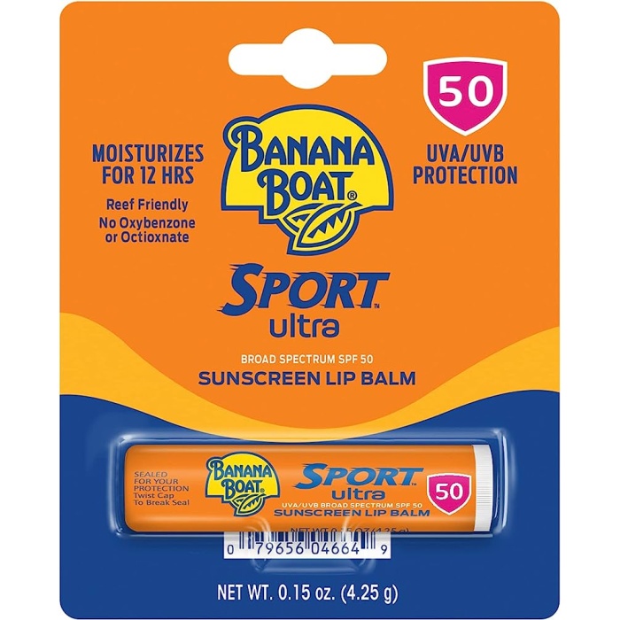 Banana Boat Sport ultra  sunscreen Lip Balm 50 spf 4.25 gr