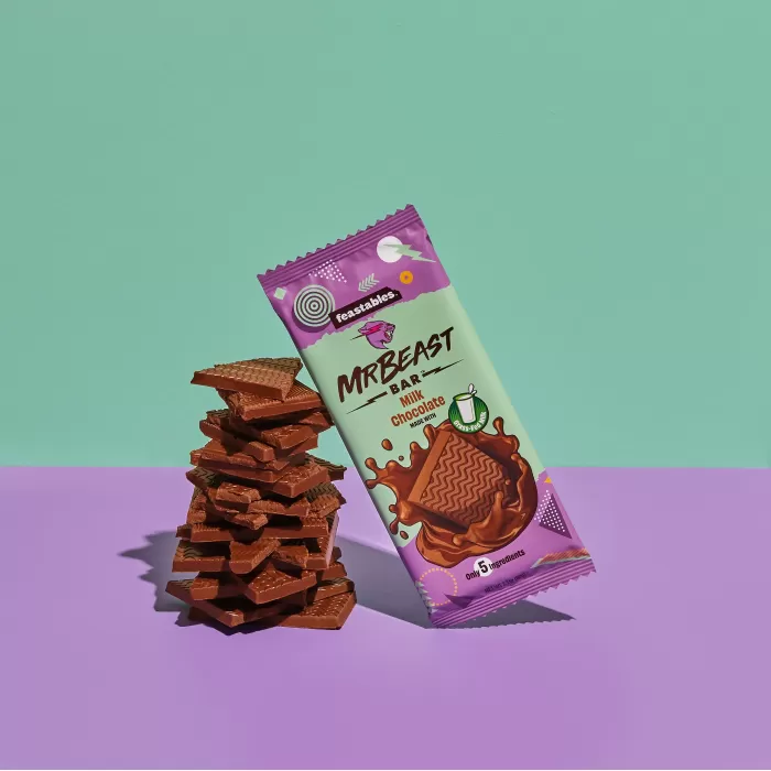 MRBEAST Milk Chocolate  Made Wıth 60 gr