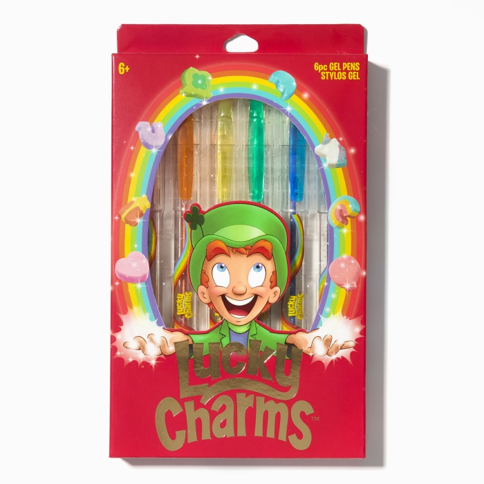 Lucky Charms 6 pc  Stylos Gel Pens