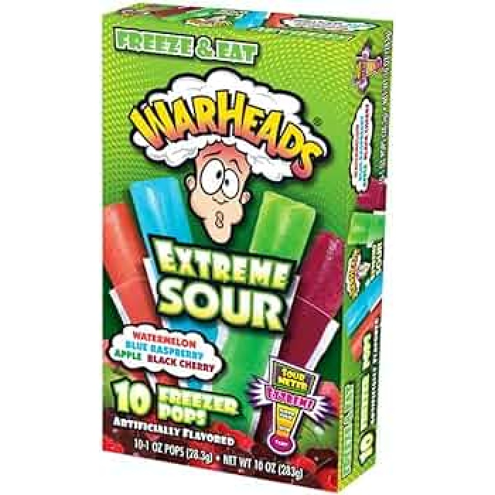 Warheads Extreme Sour 10 Freezer Pop 283.5 gr