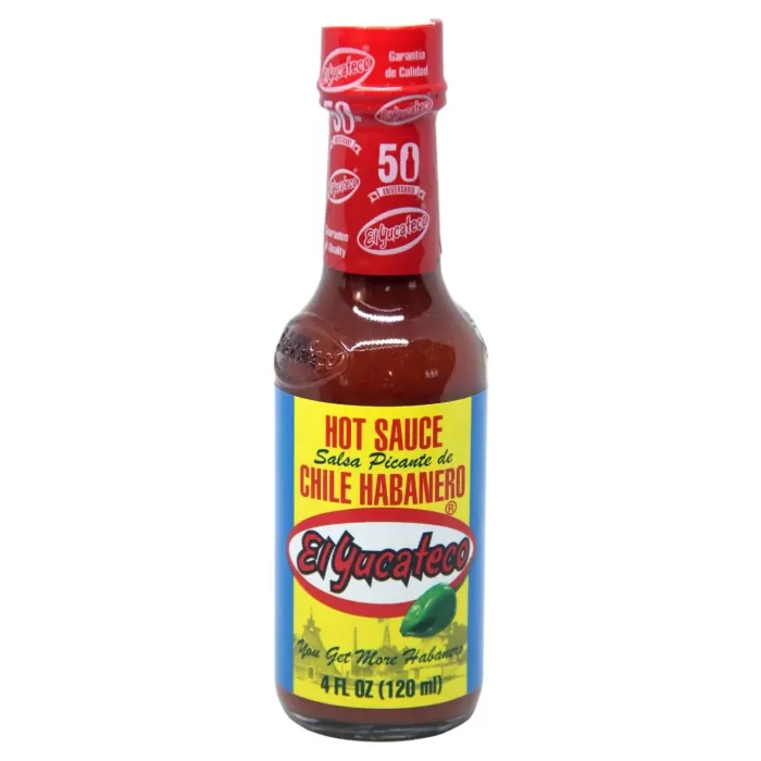 El Yucateco Hot Sauce Chıle Habanero Kırmızı sos 120 ml