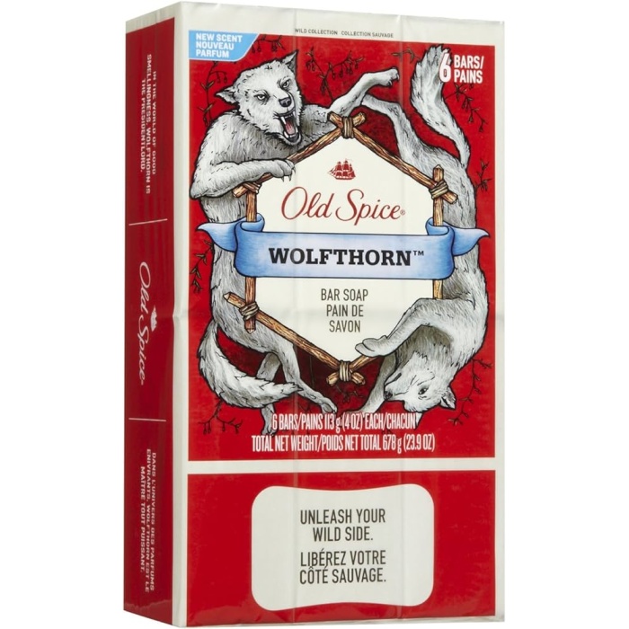 Old Spice Wolfthorn 6 Bar Soap 678 gr