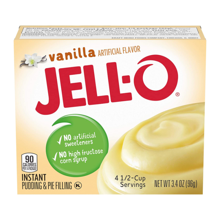 Jell-o Vanilla Instant Puddıng 96 gr