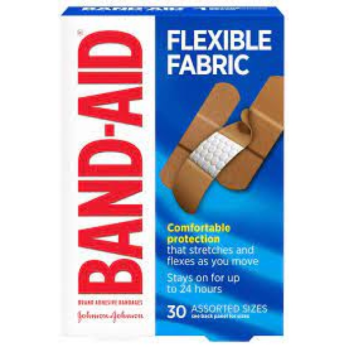 Band-Aıd Flexıble Fabrıc Comfortable Protection 30 sizes