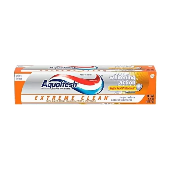 Aquafresh Fluoride Toothpaste Whittening Action Extreme Clean Diş Macunu 158.7 gr