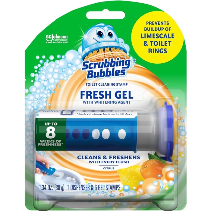 Scrubbing Bubbles Fresh Gel Clean & Freshens Citrus 38 Gr.