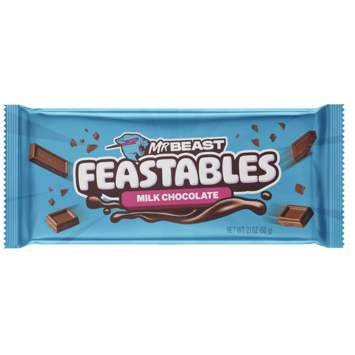 Mr Beast Feastables  Milk Chocolate 60 gr