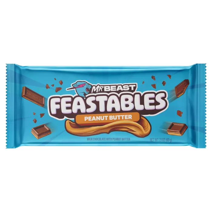 Mr Beast Feastables Peanut Butter Chocolate  60 gr