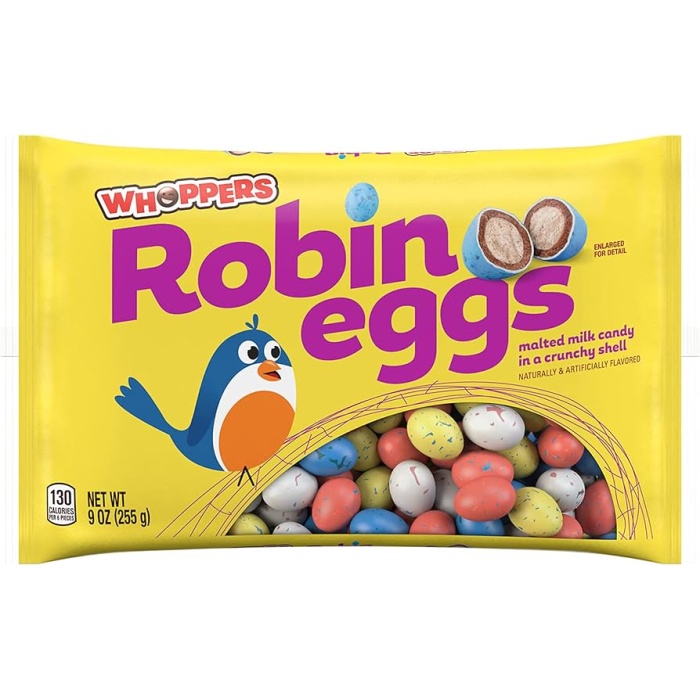 Whoppers Easter Robin Eggs Malted Milk Candy İn a Crunchy Shell  255 gr