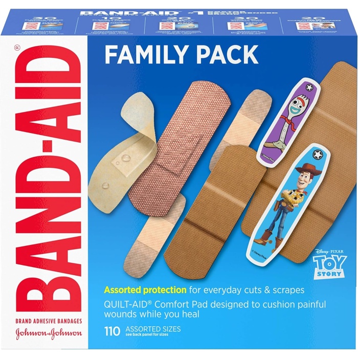 Band-Aıd Famıly Pack 110 Assorted Sizes