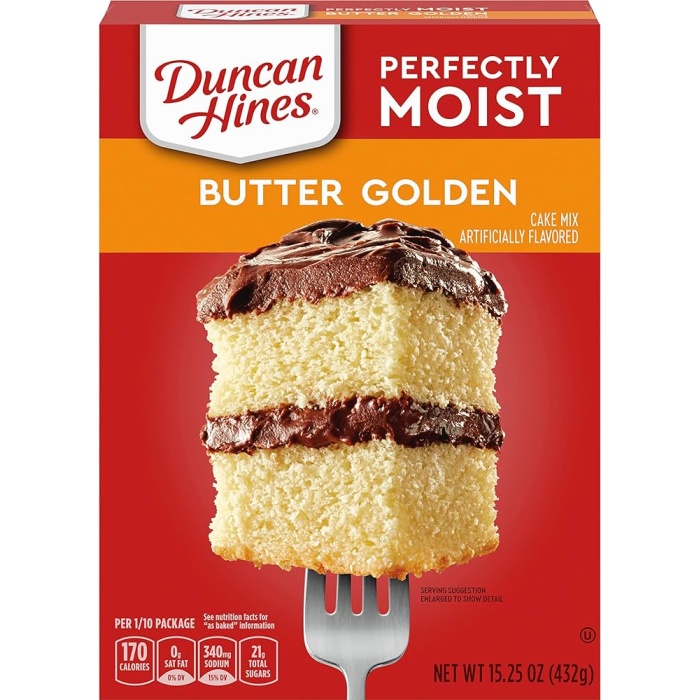 Duncan Hines Butter Golden Cake Mix Kek 432 ml