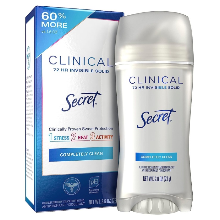 Secret Clınıcal 72 hr Clear Gel Completely Clean 73 gr