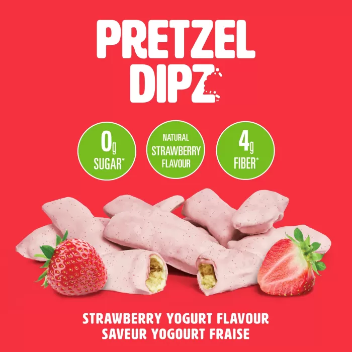 No Sugar Company Pretzel Dıpz Strawberry Yogurt Flavour 200 gr