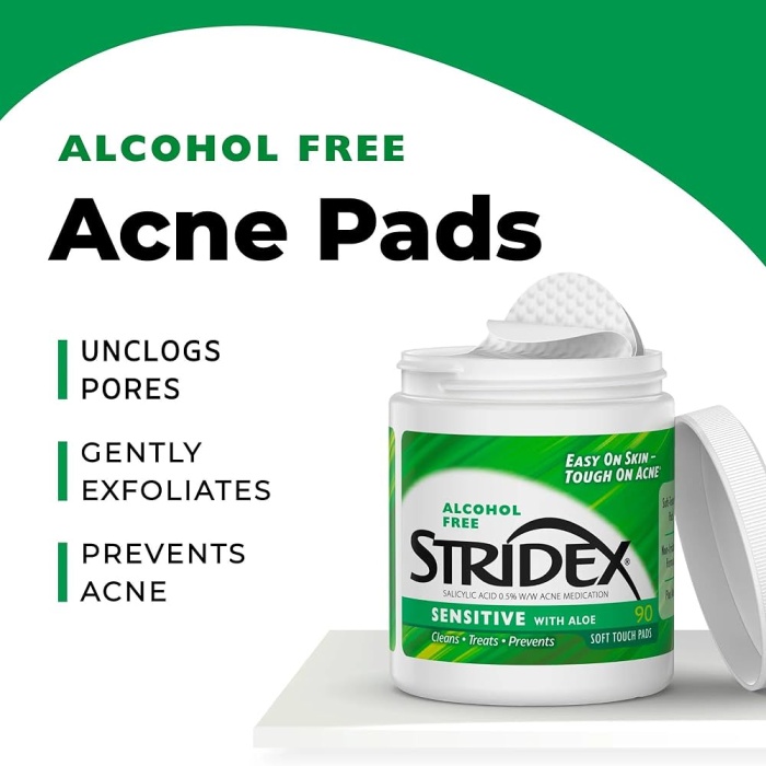 Strıdex Sensıtıve Whıt Aloe Akne Kremli Pads 90 Adet