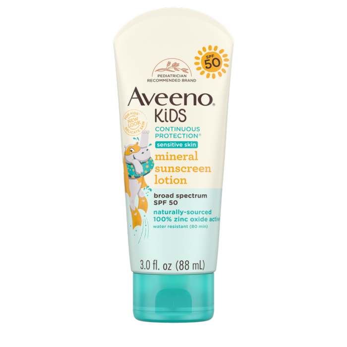 Aveeno Kids Mineral Sunscreen 50 Spf Güneş Kremi 88 ml