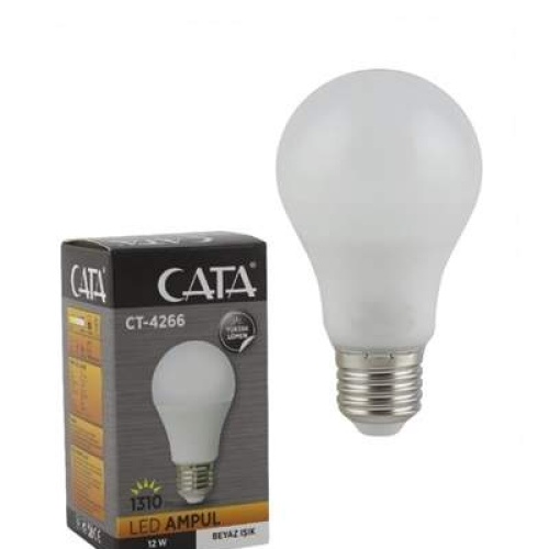 Cata 12w Led Ampul CT-4266B E27 Duylu Beyaz Işık