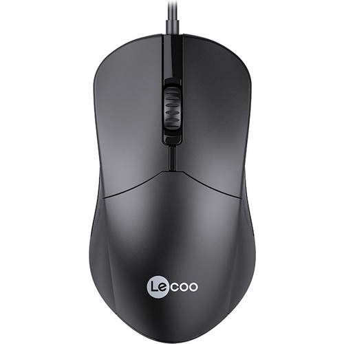 Lenovo Lecoo M1102 USB Kablolu 1200DPI 3 Tuşlu Optik Mouse Siyah