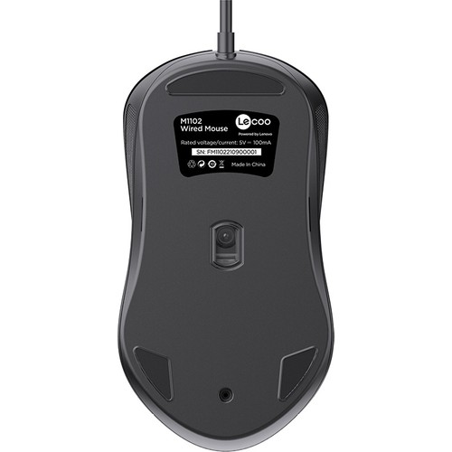 Lenovo Lecoo M1102 USB Kablolu 1200DPI 3 Tuşlu Optik Mouse Siyah