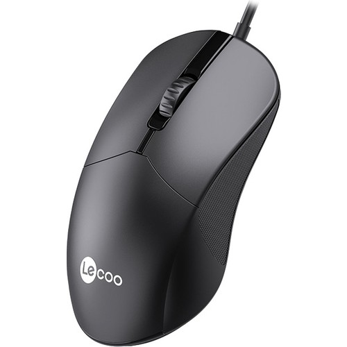 Lenovo Lecoo M1102 USB Kablolu 1200DPI 3 Tuşlu Optik Mouse Siyah