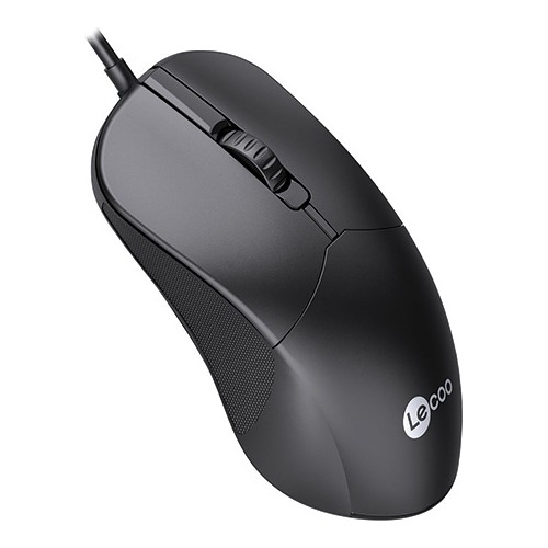 Lenovo Lecoo M1102 USB Kablolu 1200DPI 3 Tuşlu Optik Mouse Siyah