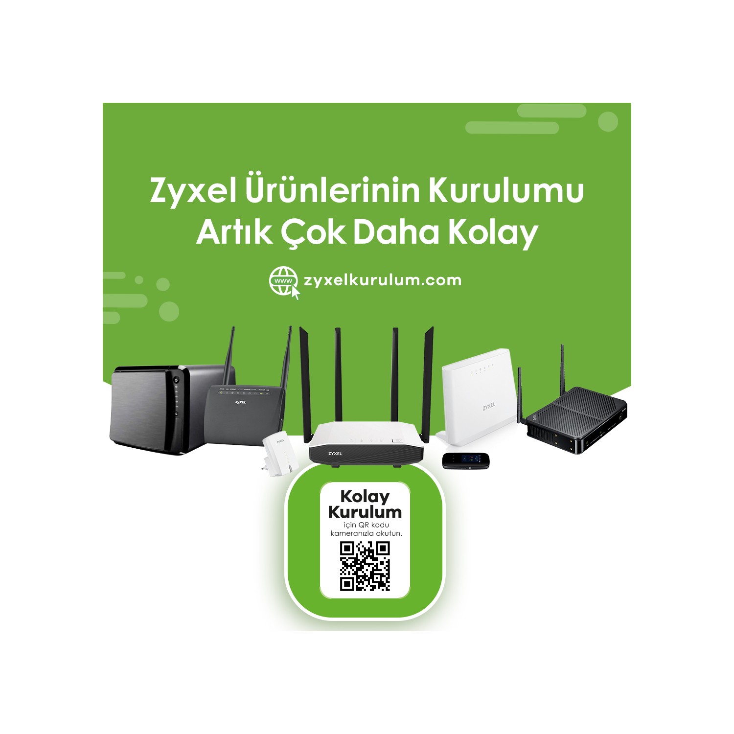 ZYXEL WAP3205 v3 300 Mbps 5-Port Kablosuz 14 dBi(2x7) Antenli Menzil Genişletici / AP/ ROUTER/Client