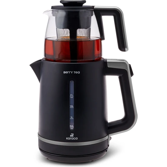 Karaca Maxi Tea XL 2in1 Cam Demlikli Çay Makinesi ve Kettle