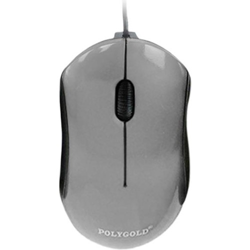 Polygold PG-890 Optik Kablolu Mouse - Gri