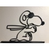 Snoopy Uçan As Duvar Sanatı T5561876