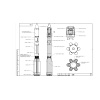 PROTON-M ROCKET ve BRIZ-M üst aşama ölçeği 1:75 civarında bir yerde