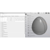 Yumurta kabı. Parametrik. Baskılı montajlı