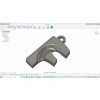 Fusion 360 logolu anahtarlık