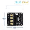 25A MOSFET modülünün DIN rayına montajı