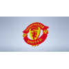 Manchester United logosu şeklinde bardak altlığı