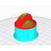 gaz sobası kolu Darina GM442 008 stl+solidworks