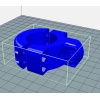 Bisikletin arka çamurluğunun koltuk borusuna güçlendirilmiş bağlantısı. 3D845191