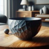 Tasarımcı Low Poly Big Bowl Ayağı P1063421