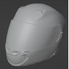 Tam Yüz Motosiklet Kask 3D Tarama P502088