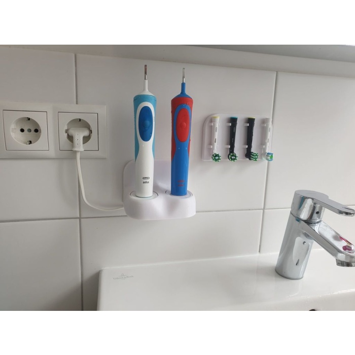 Oral-B Diş Fırçası 3757 Tutucu 2 li Beyaz 4734515