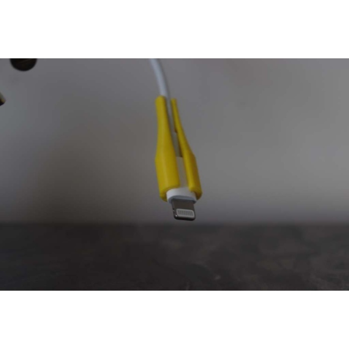 Lightning ve Usb-C Kablo Koruyucu Sarı 5434449