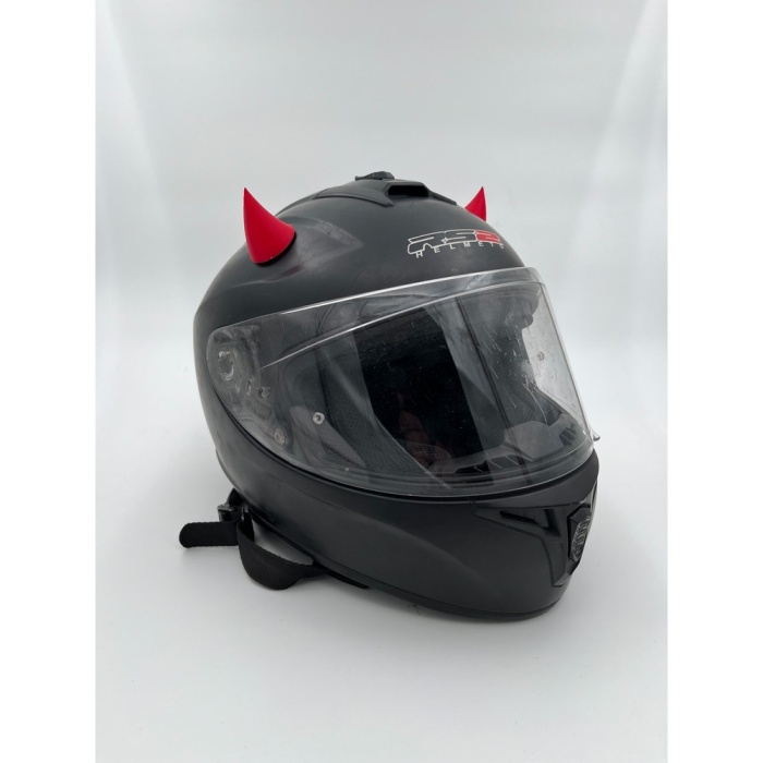 Kask Boynuzu Dekorasyonu Kırmızı 4942422-K