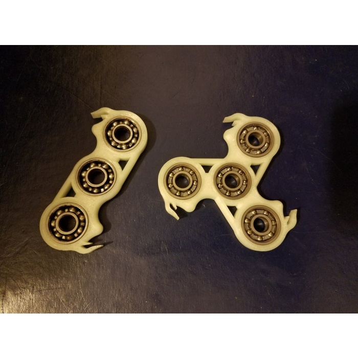 Flamed and Filleted Fidget Spinner Set (EDC) *Updated*