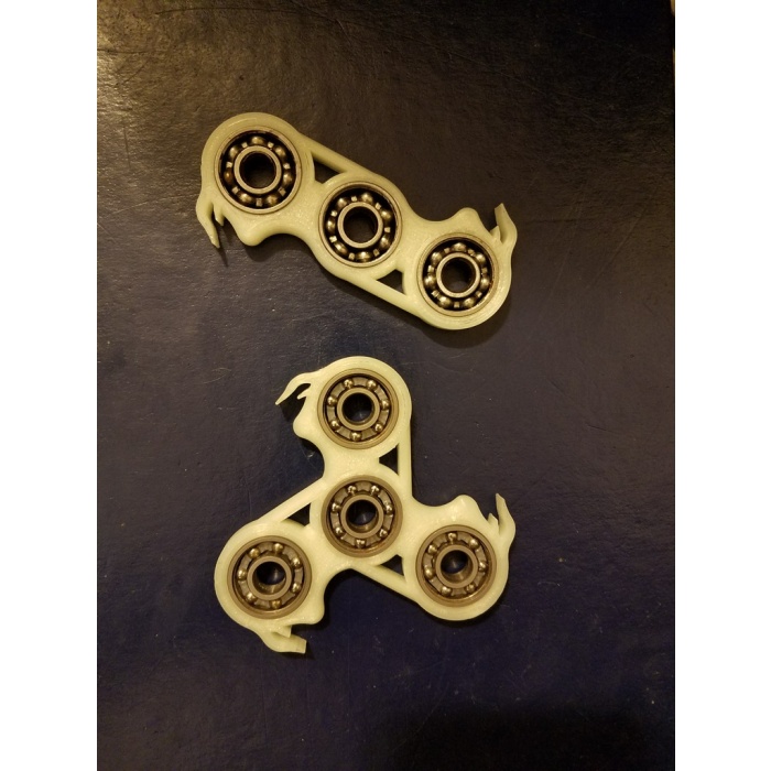 Flamed and Filleted Fidget Spinner Set (EDC) *Updated*