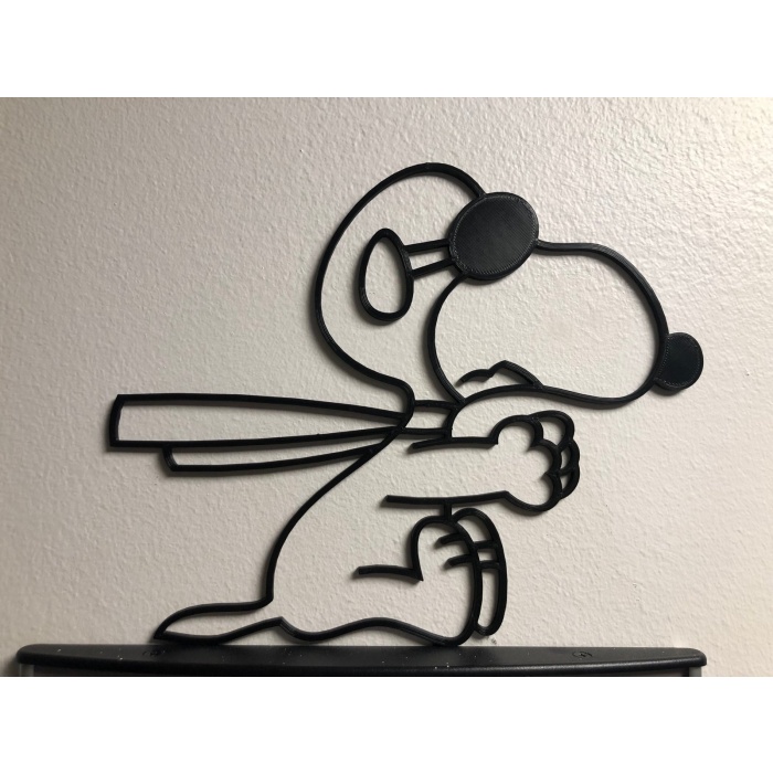 Snoopy Uçan As Duvar Sanatı T5561876