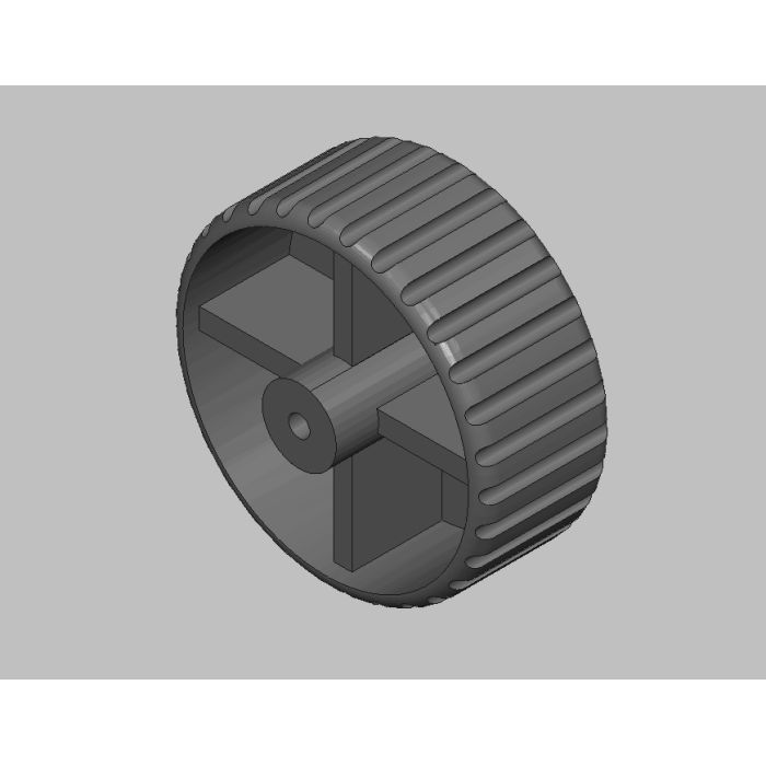 Çocuk oyuncakları için basit tekerlek 60 mm