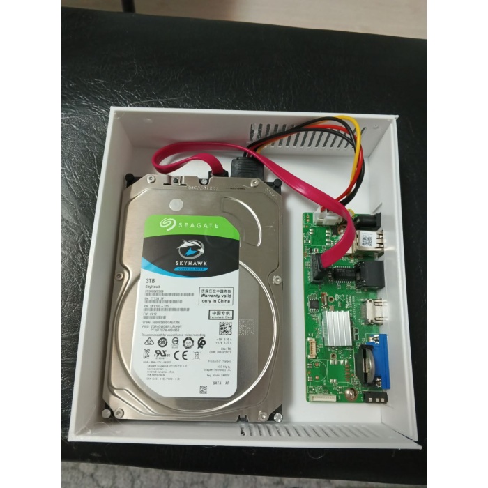 3,5 HDD için Aliexpressden NVR kartı muhafazası