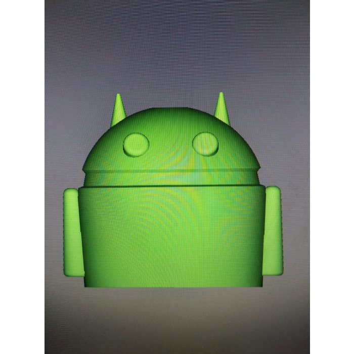 Android simgesi biçimindeki çekme çubuğu topunun kapağı